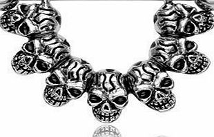 Coolbodyart Unisex nipple piercing silver ``Lucky 7`` Skull skull [Jewellery]
